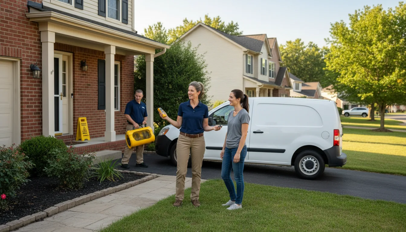 Residential water damage restoration in Tsaile, AZ